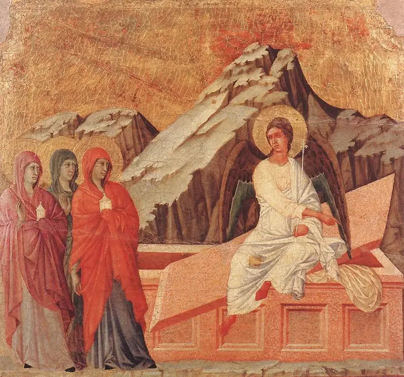 Les Trois Marie au Tombeau - Duccio di Buoninsegna