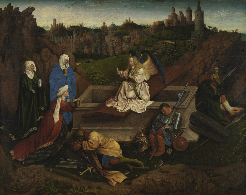 Les Trois Maries au Sépulcre - Jan van Eyck - Alpha Reproduction
