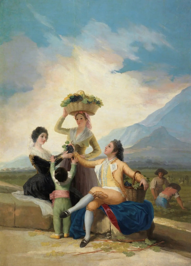 Les Vendanges - Francisco de Goya