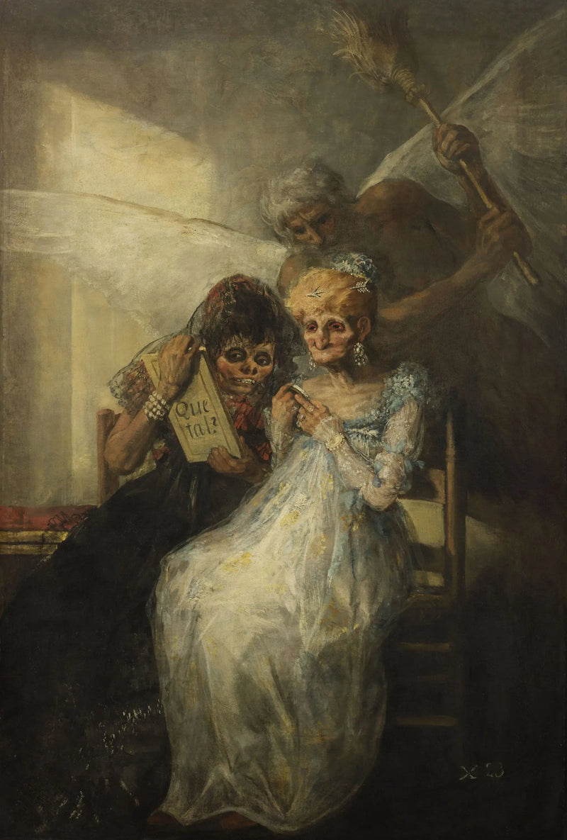 Les vieilles - Francisco de Goya