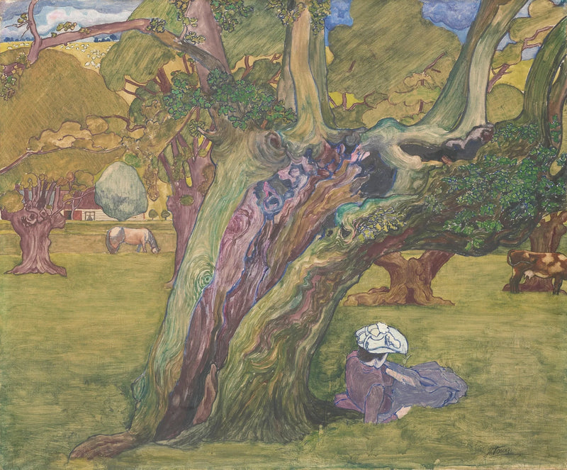 Les vieux chênes du Surrey - Jan Toorop