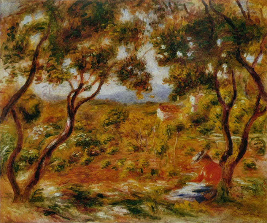 Les Vignes à Cagnes - Pierre-Auguste Renoir