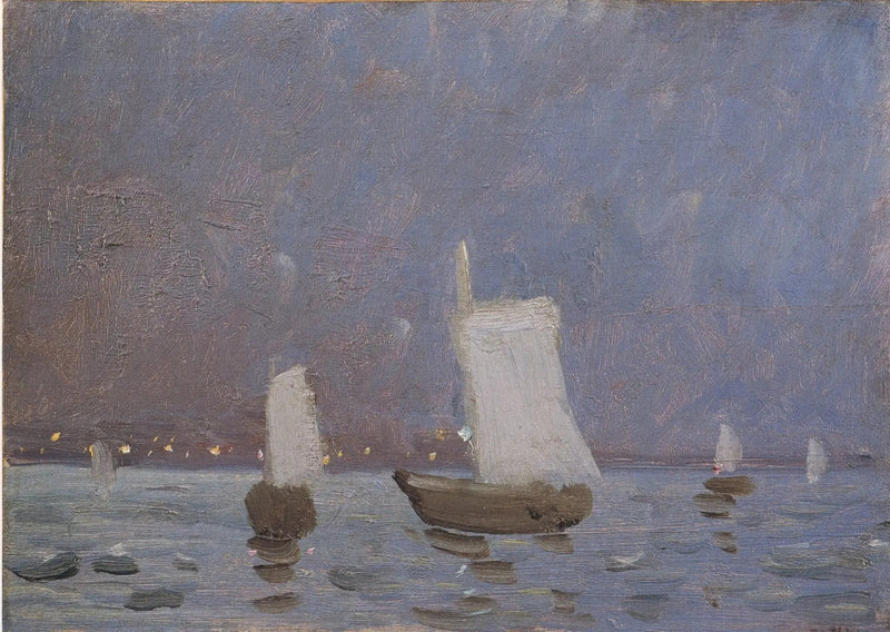 Les voiliers - Édouard Manet