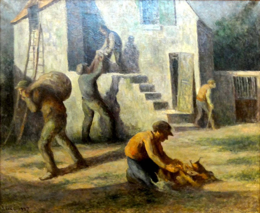 Les voleurs de poulet - Maximilien Luce