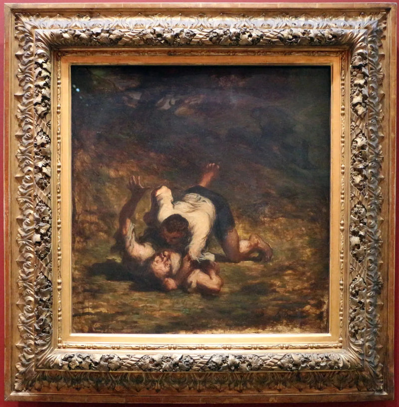 Les Voleurs et l'âne - Honoré Daumier