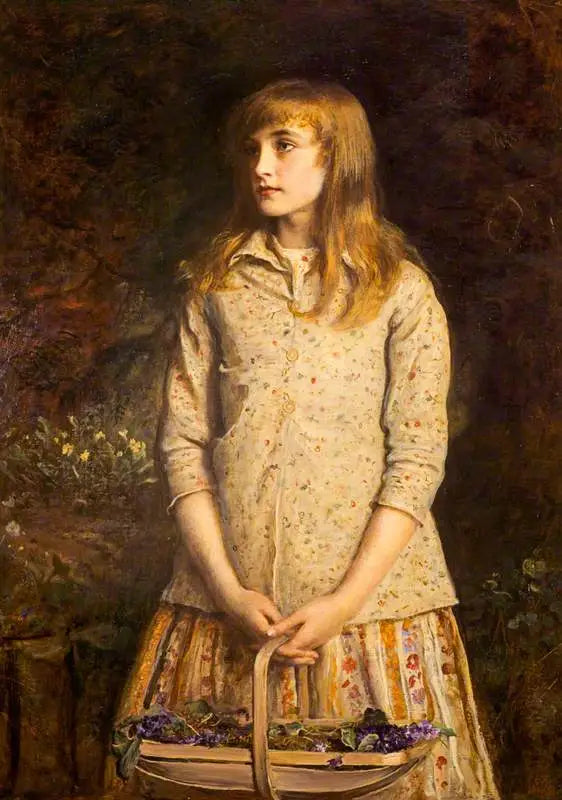 Les yeux les plus doux jamais vus - John Everett Millais image 2 reproduction artisanale de tableau