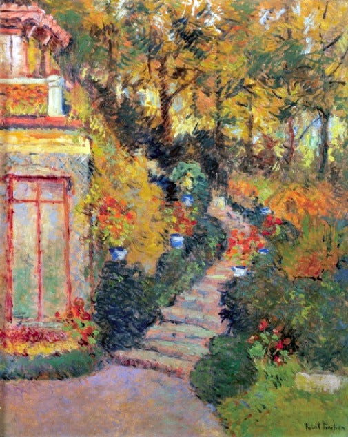 L'escalier à Lescure - Robert Antoine Pinchon