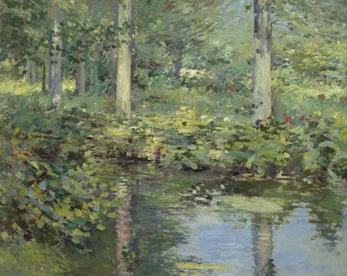 L'étang aux canards - Theodore Robinson