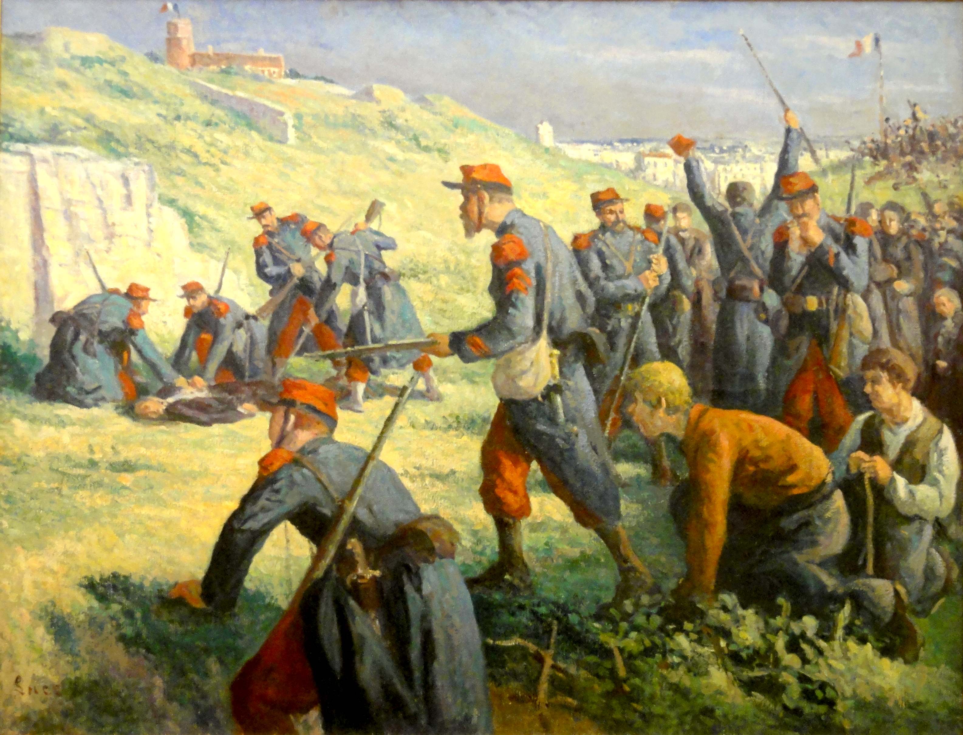 L'exécution de Varlin - Maximilien Luce