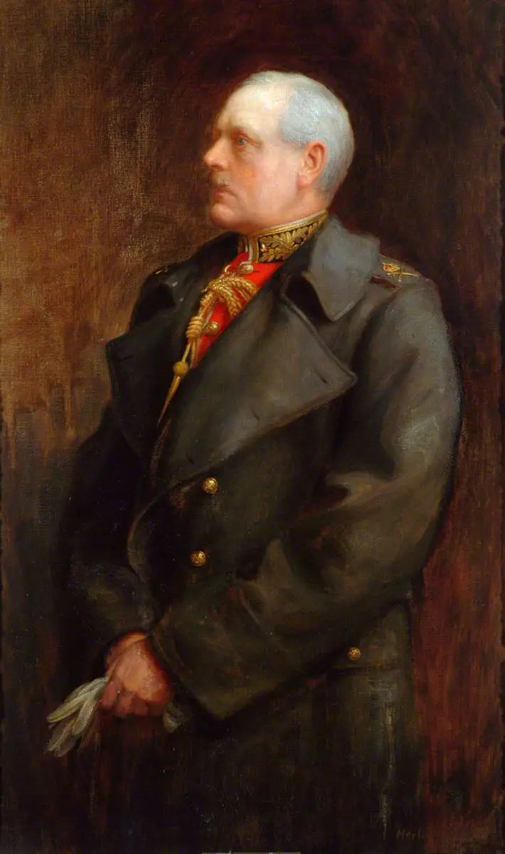 Lieutenant-général Sir William Edmund Franklyn, KCB, colonel du régiment (1906–1914) - Herbert Draper