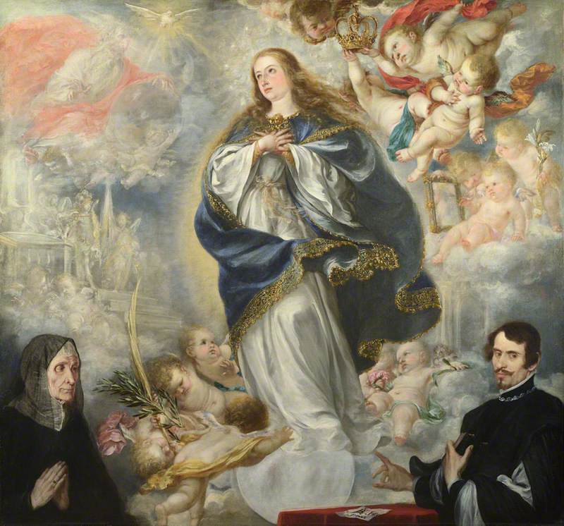 L'Immaculée Conception avec deux donneurs - Juan de Valdés Leal