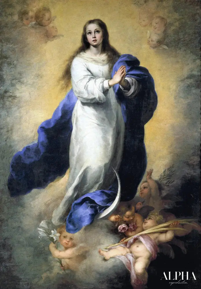 L'Immaculée Conception de l'Escorial - Bartolomé Esteban Murillo - Reproductions de tableaux et peintures haut de gamme