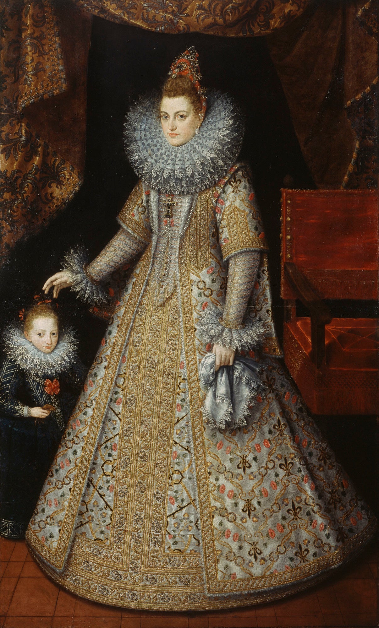 L'infante Isabelle Clara Eugenia (1566-1633), archiduchesse d'Autriche - Frans Pourbus the Younger
