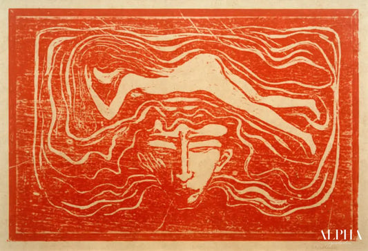 L'intérieur du cerveau masculin - Edvard Munch - Reproductions de tableaux et peintures haut de gamme