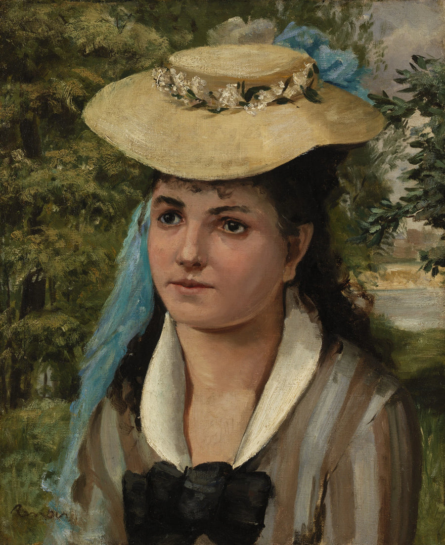 Lise au chapeau de paille, vers 1866 – Pierre-Auguste Renoir