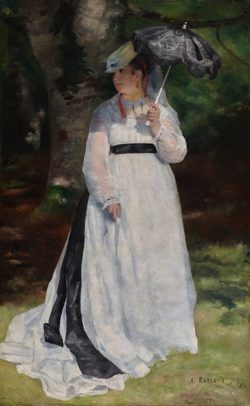 Lise – La Femme à l’ombrelle, 1867 – Pierre-Auguste Renoir
