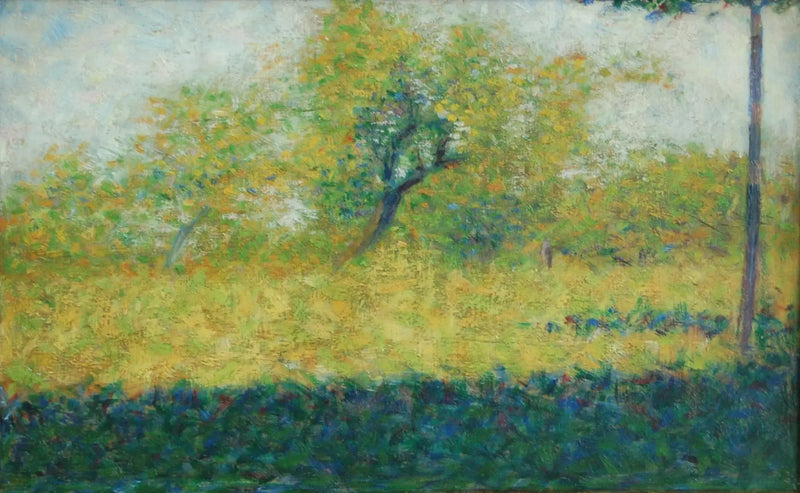 Lisière de bois au printemps - Georges Seurat