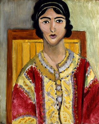 Reproduction du tableau « Lorette à la veste rouge - Henri Matisse » par Alpha Reproduction en peinture à l’huile