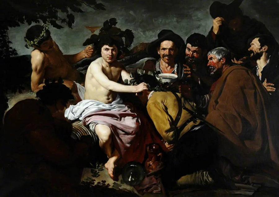 Los borrachos (Le Triomphe de Bacchus) - Diego Velázquez