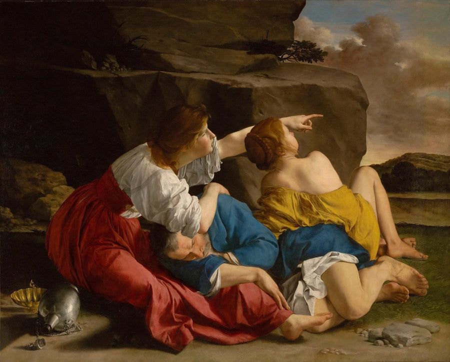 Loth et ses filles - Orazio Gentileschi
