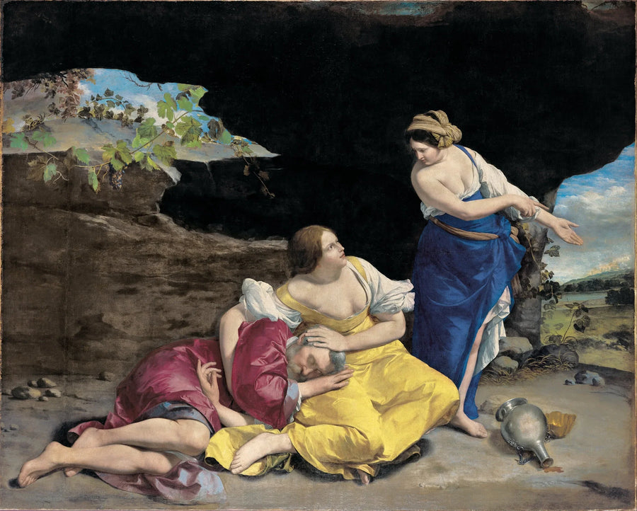 Loth et ses filles - Orazio Gentileschi