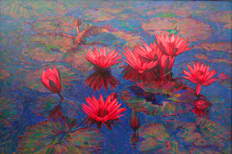 Lotus Rose | 80 x 120 cm