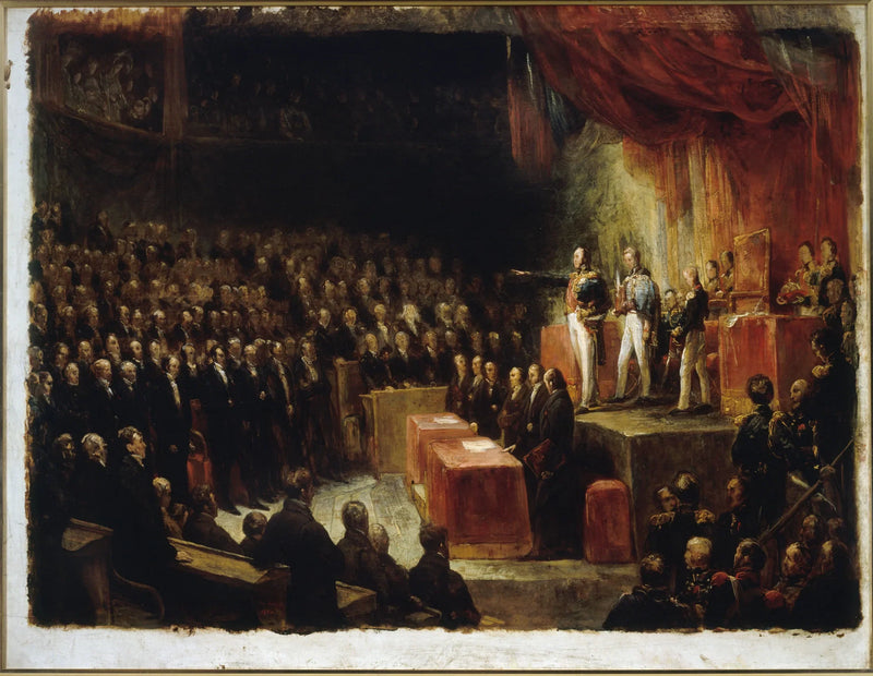 Louis-Philippe prêtant serment devant les chambres, le 9 août 1830 - Ary Scheffer