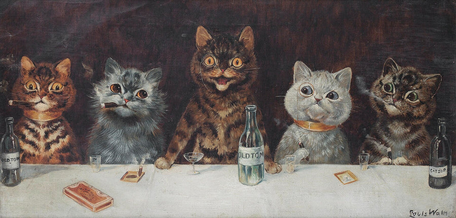 L'Enterrement de vie de garçon - Louis Wain