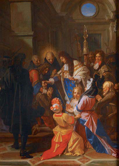 Louis XIV touchant les malades des écrouelles - Jean-Baptiste Jouvenet