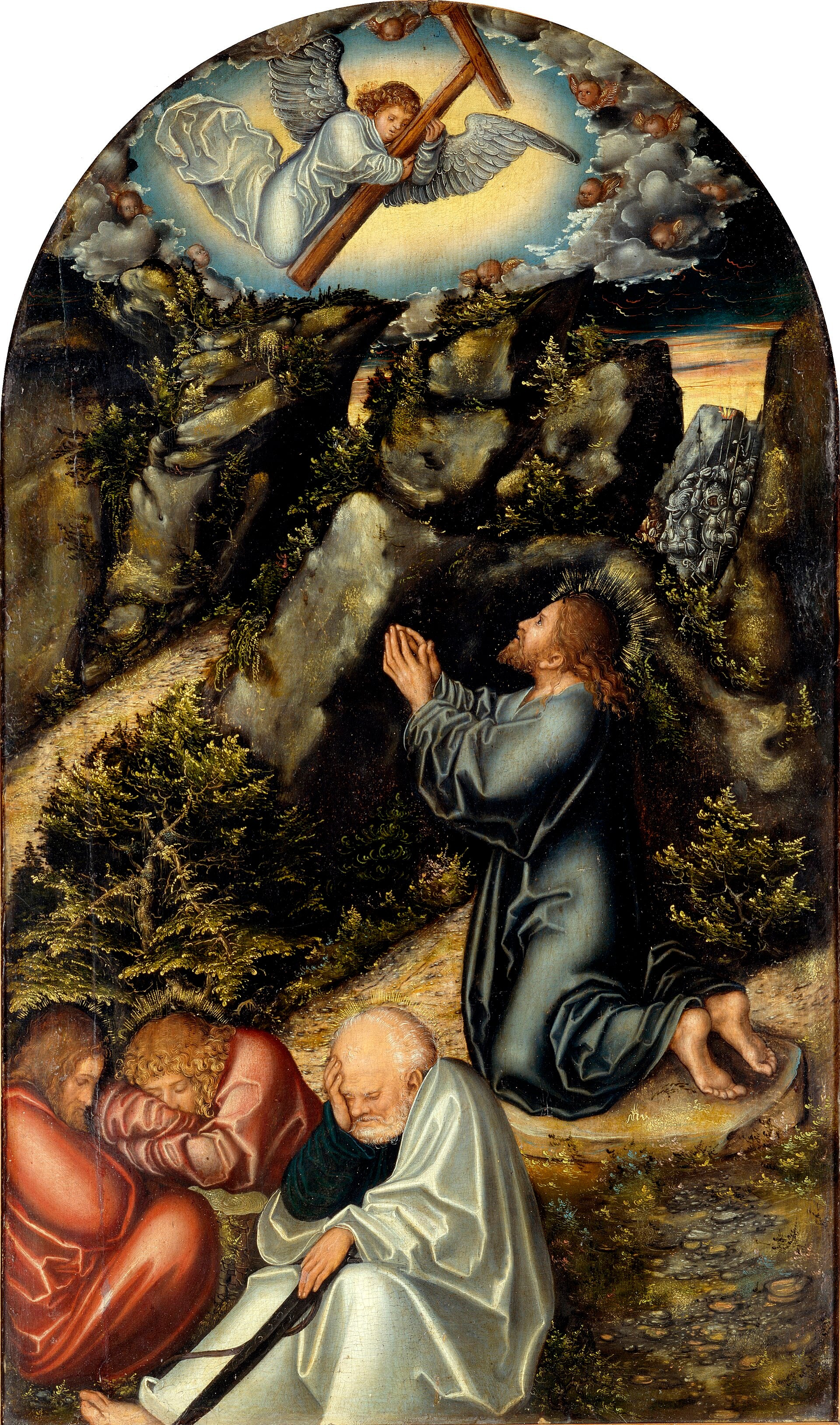 Le Christ au jardin des Oliviers - Lucas Cranach l’Ancien