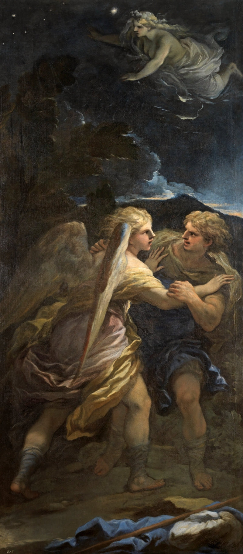 Lucha de Jacob con el ángel - Luca Giordano