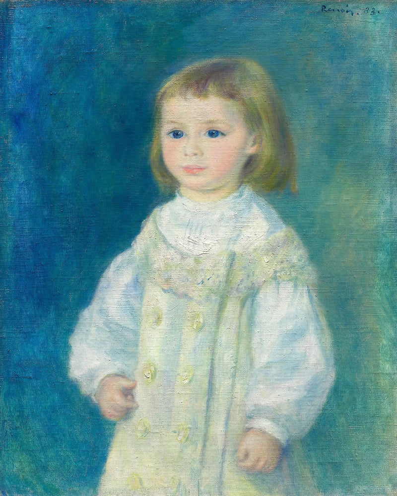 Lucie Berard (L'Enfant en blanc) - Pierre-Auguste Renoir