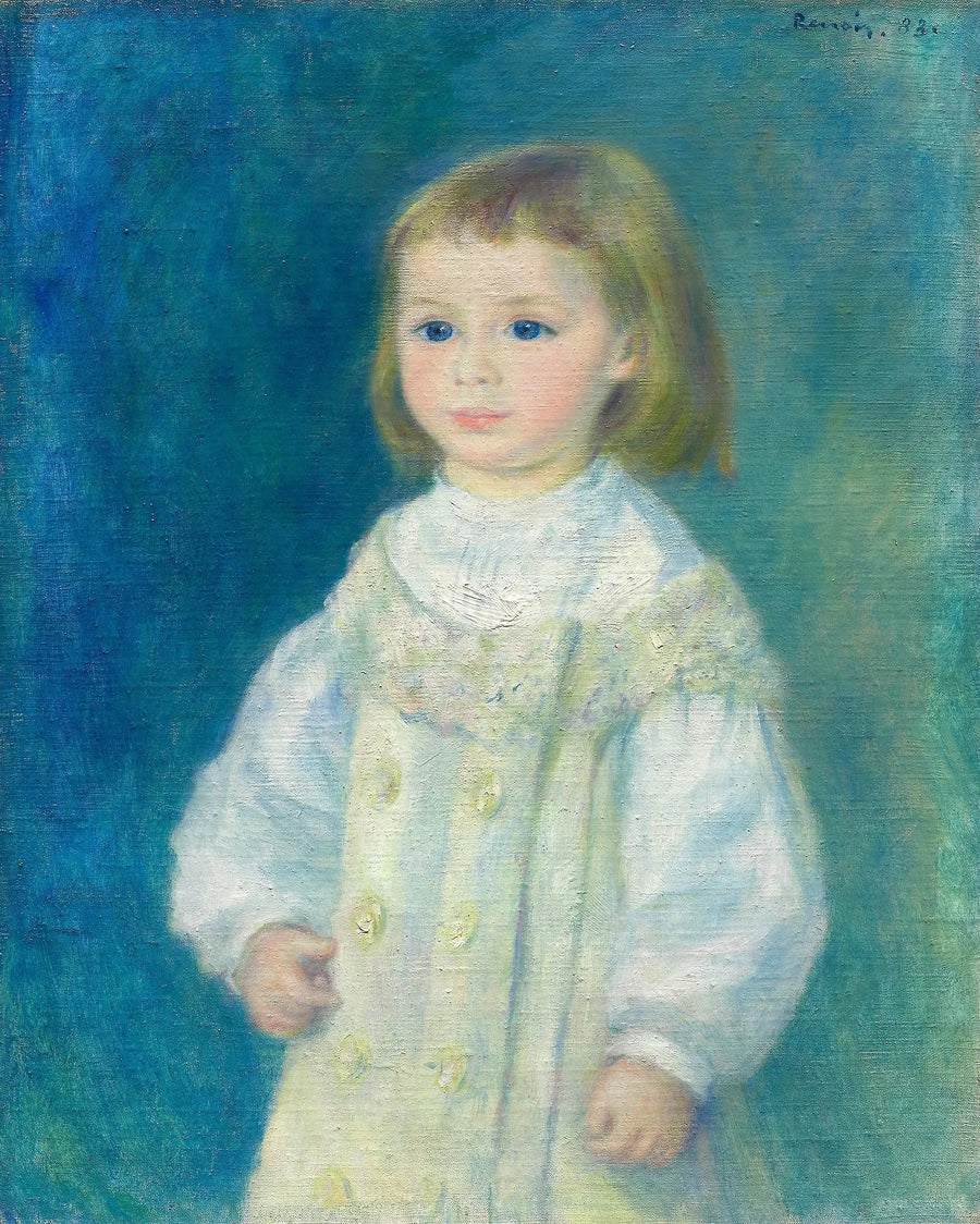 Lucie Bérard, L’Enfant en blanc, 1883 – Pierre-Auguste Renoir