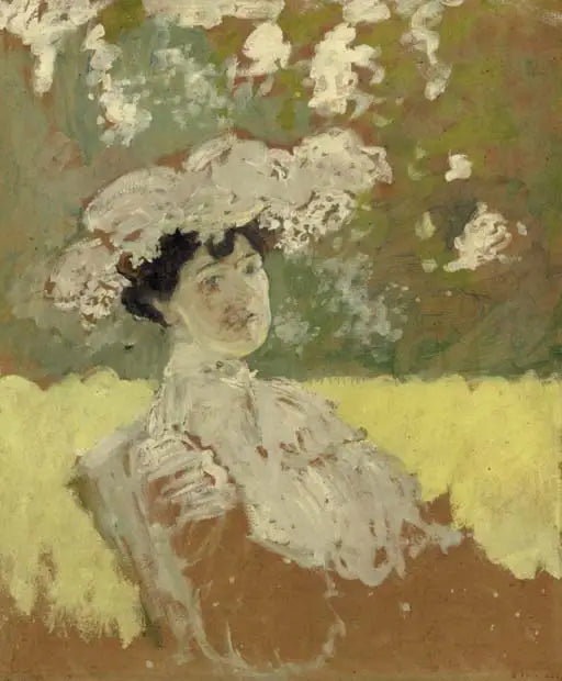 Lucie Hessel en capeline - Édouard Vuillard