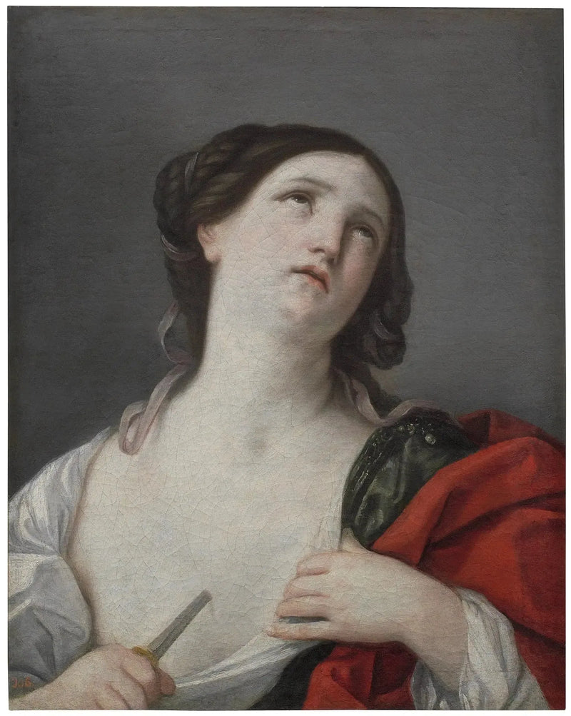 Lucrecia dándose muerte - Guido Reni
