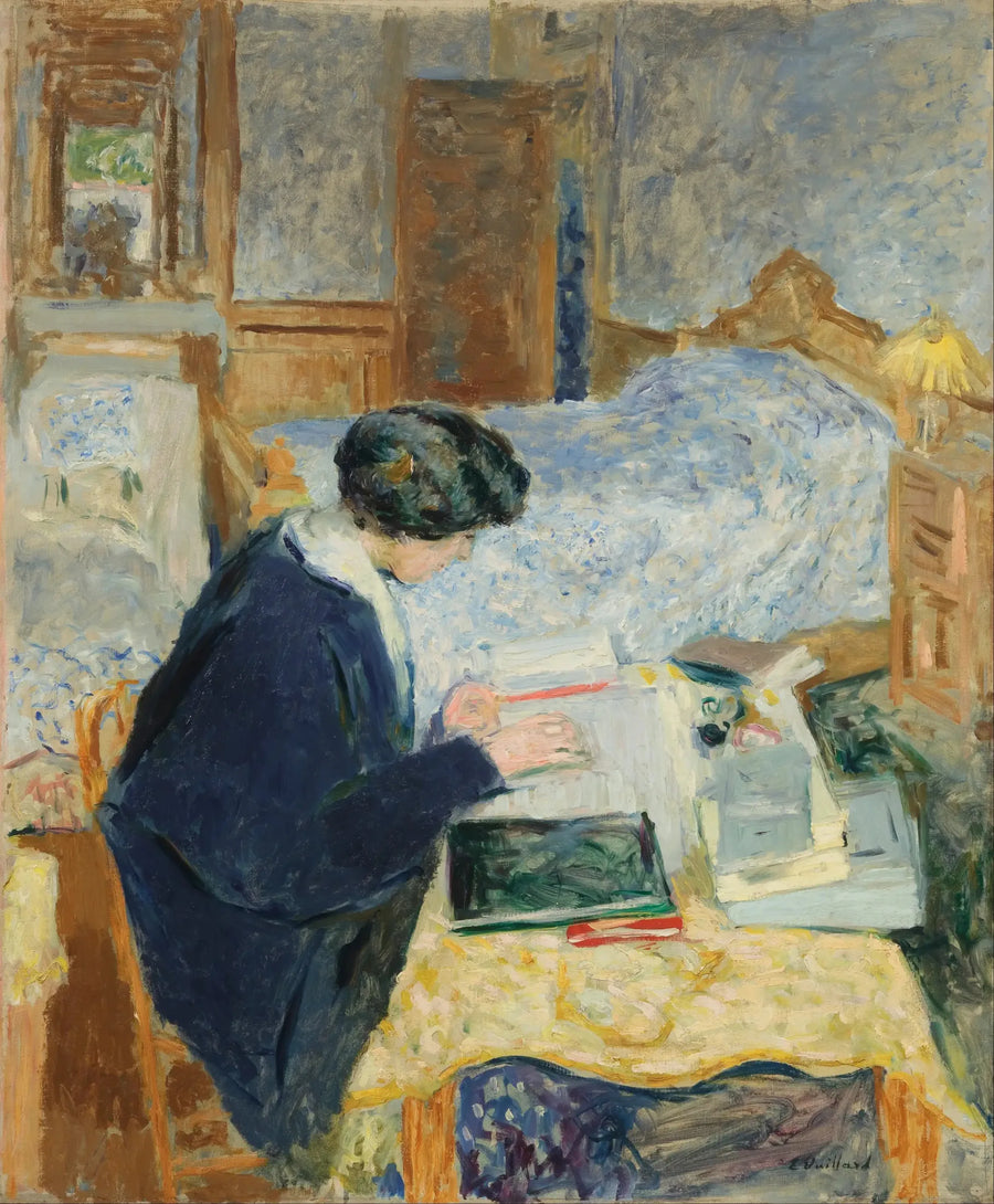 Lucy Hessel lisant - Édouard Vuillard