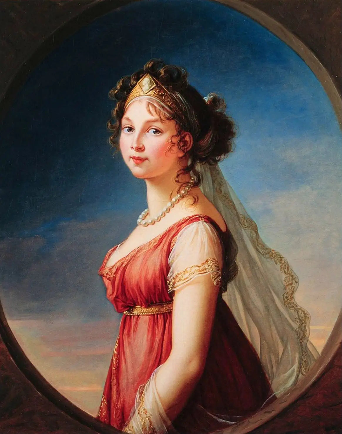 Luise von Mecklenburg-Strelitz reine de Prusse - Élisabeth Vigée Le Brun - Alpha Reproduction