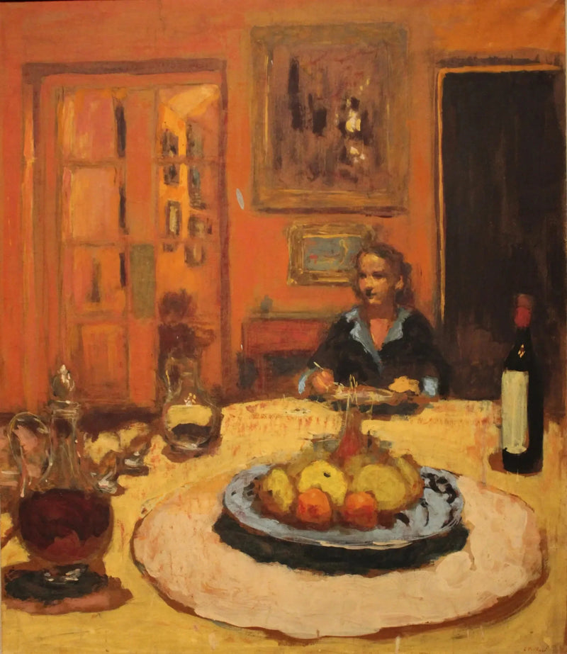 Lulu dans la salle à manger, rue de Naples - Édouard Vuillard