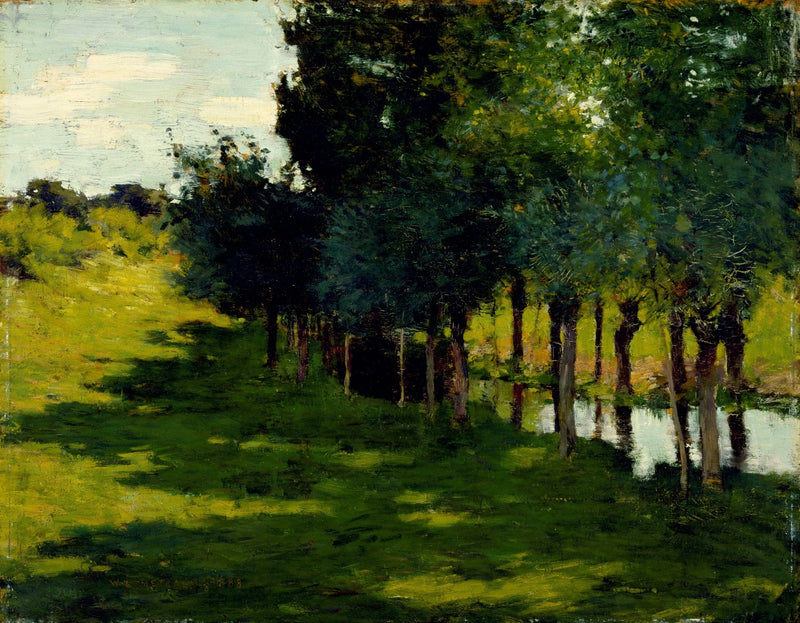 Lumière du soleil et ombre - Willard Metcalf