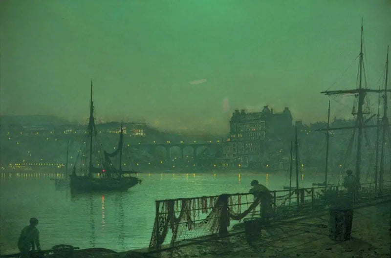 Lumières de Scarborough - John Atkinson Grimshaw