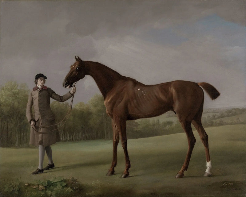 Lustre, tenu par un palefrenier - George Stubbs