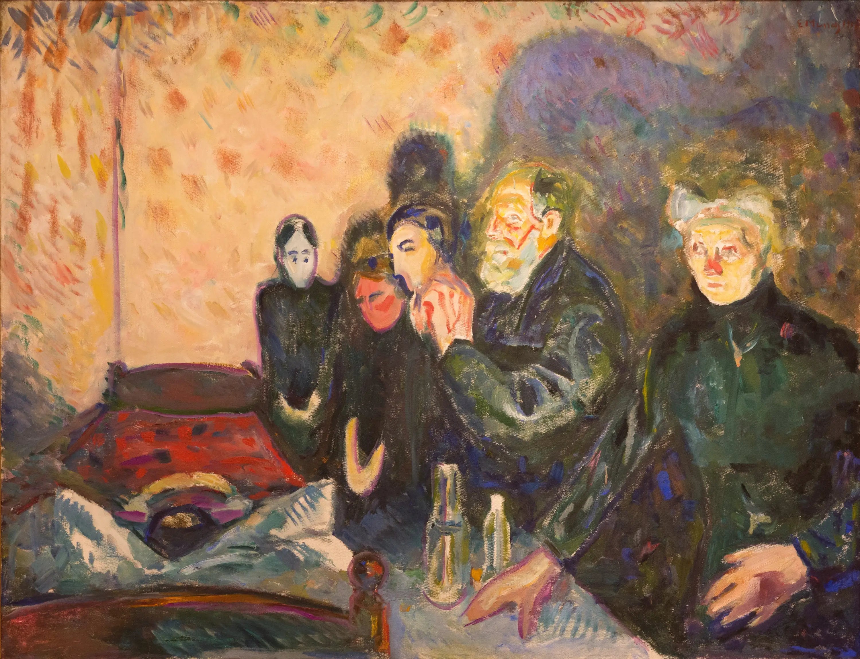 Lutte contre la mort - Edvard Munch image 1 reproduction artisanale de tableau