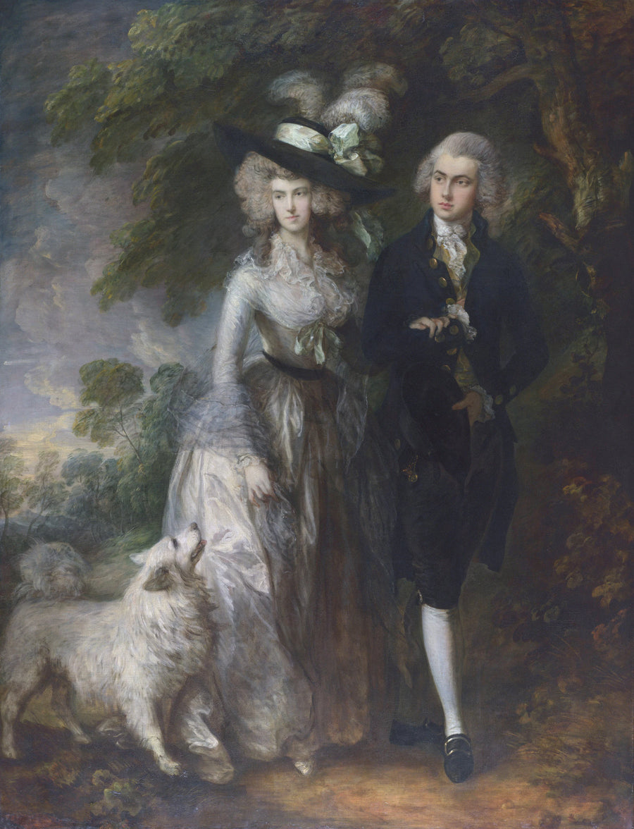 M. et Mme William Hallett (La promenade matinale) - Thomas Gainsborough