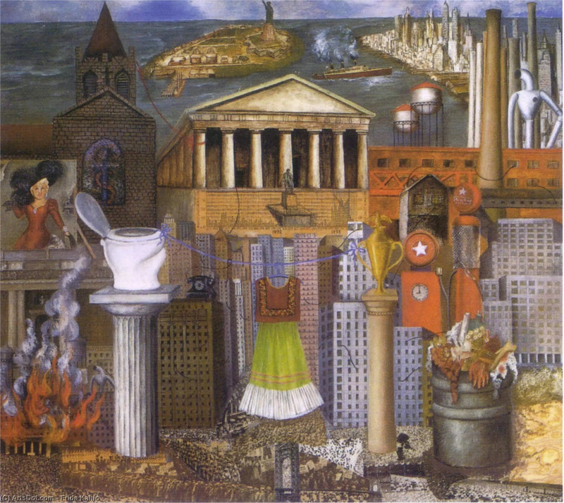 Ma robe est suspendue là - Frida Kahlo