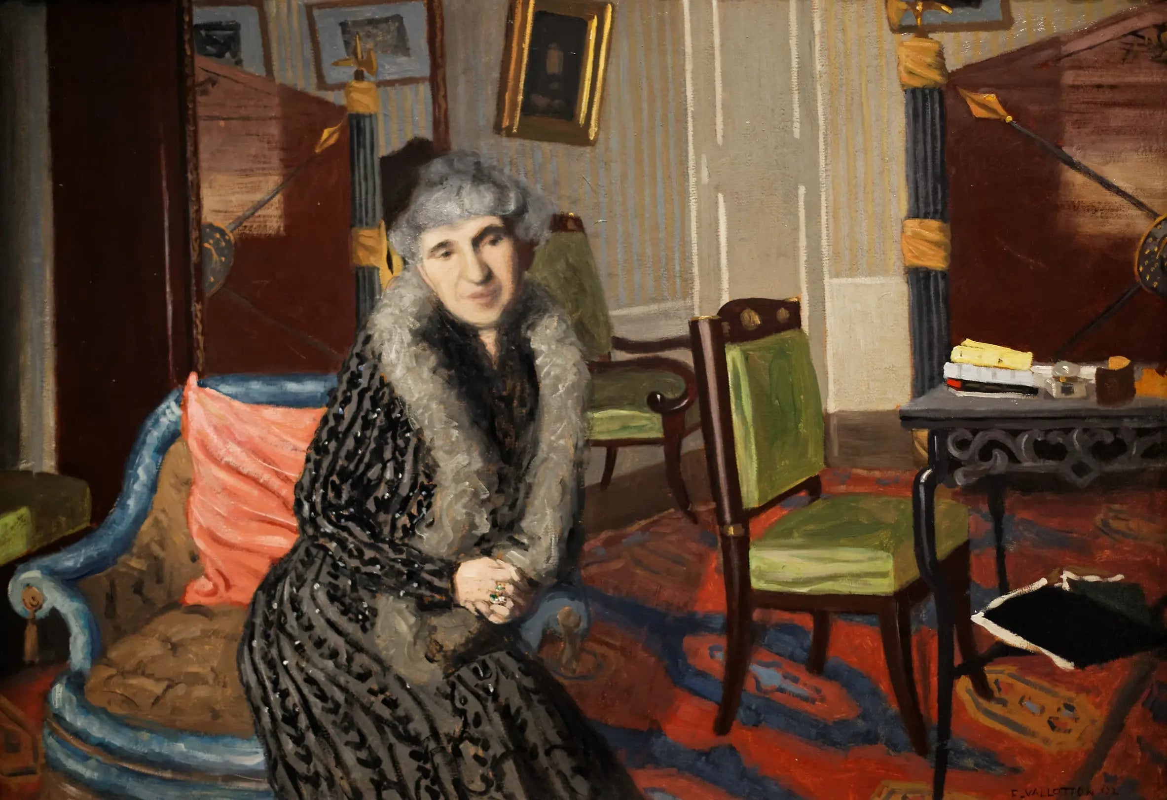 Madame Alexandre Bernheim - Félix Vallotton - Alpha Reproduction