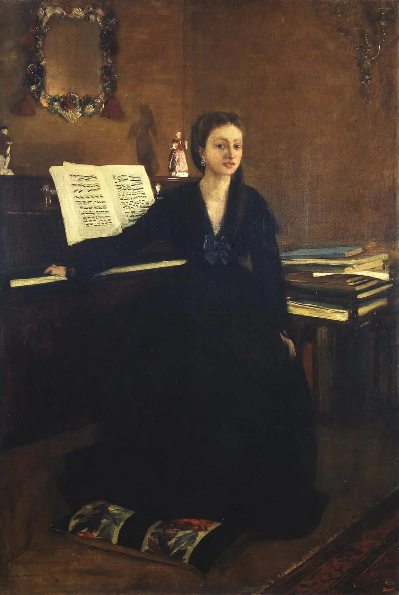 Madame Camus au piano - Edgar Degas