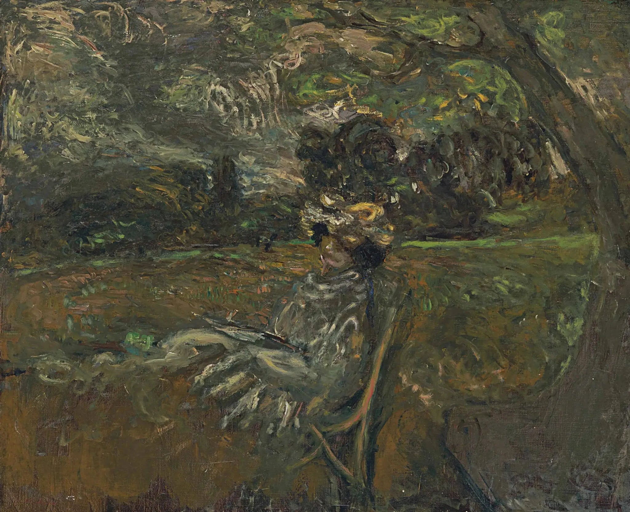 Madame Hessel au soleil couchant - Édouard Vuillard image 1 reproduction artisanale de tableau