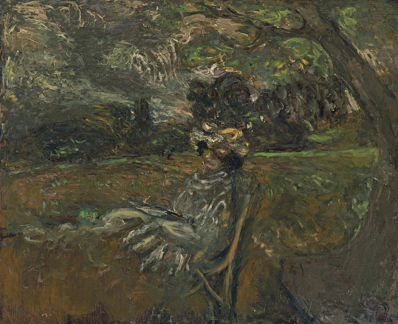 Madame Hessel au soleil couchant - Édouard Vuillard