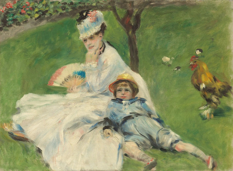 Madame Monet et son fils - Pierre-Auguste Renoir