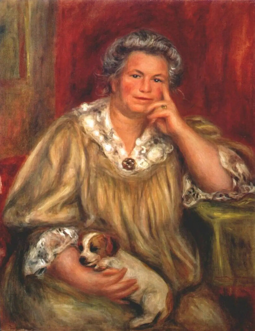 Reproduction du tableau « Madame Renoir - Pierre-Auguste Renoir » par Alpha Reproduction en peinture à l’huile